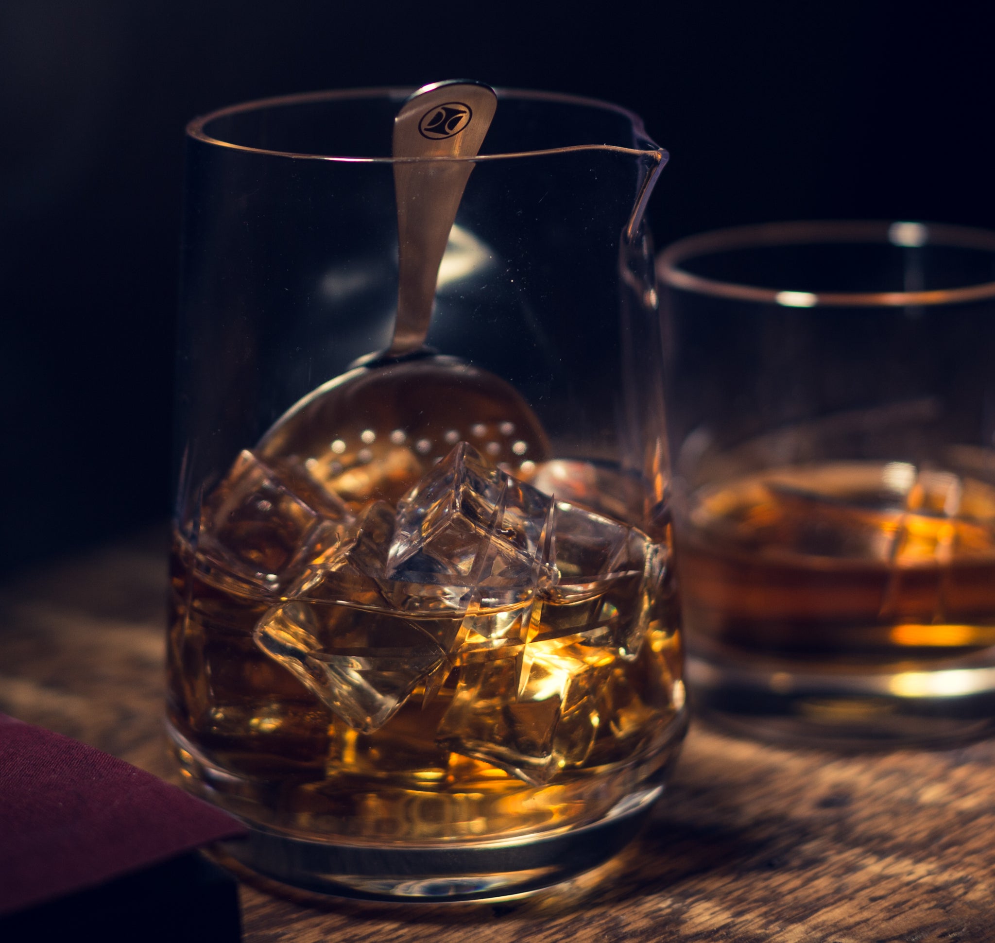 Buy Whiskey Cocktail Kit: Rocks Drinking Glass Set, 750ml Crystal